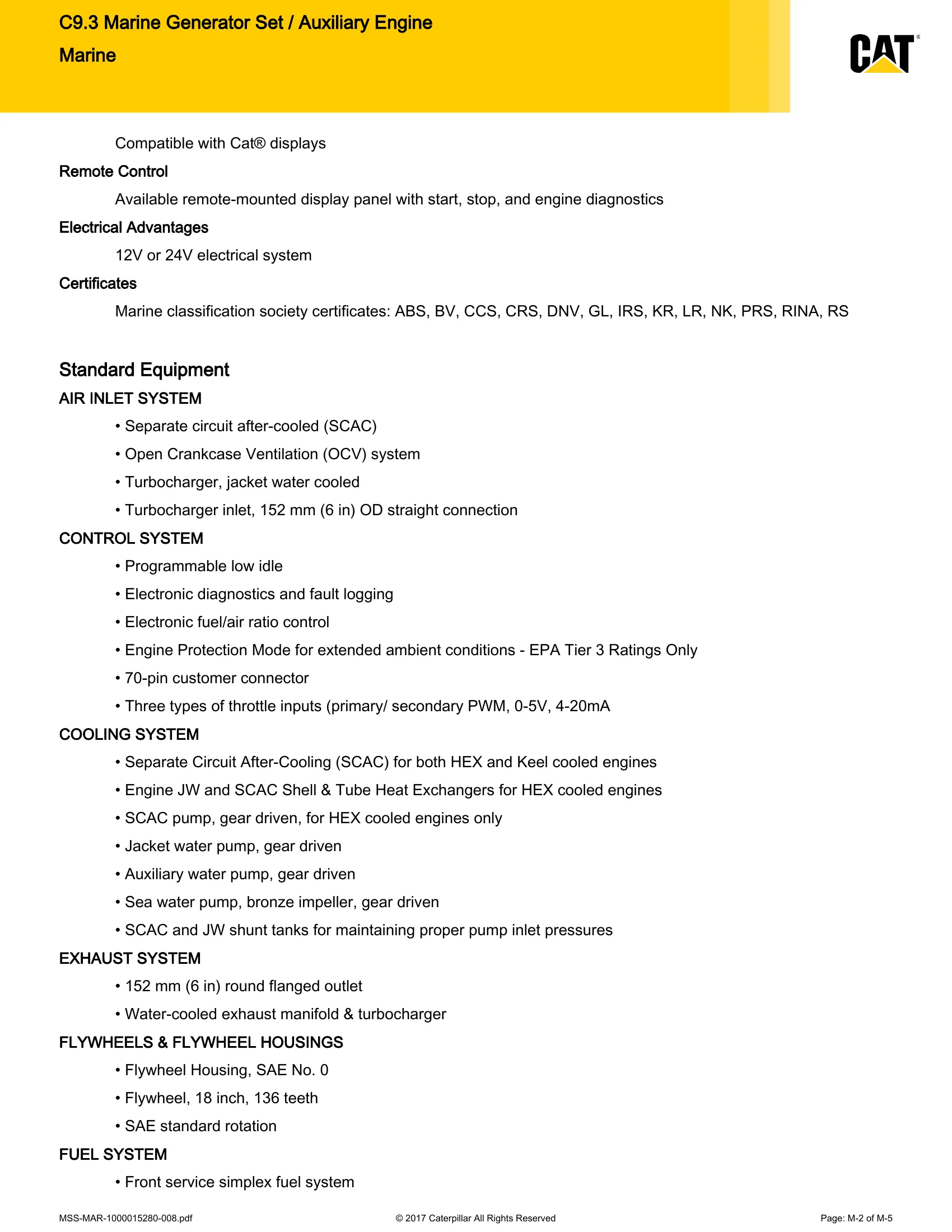 Caterpillar Marine C9.3 ACERT — Página 2