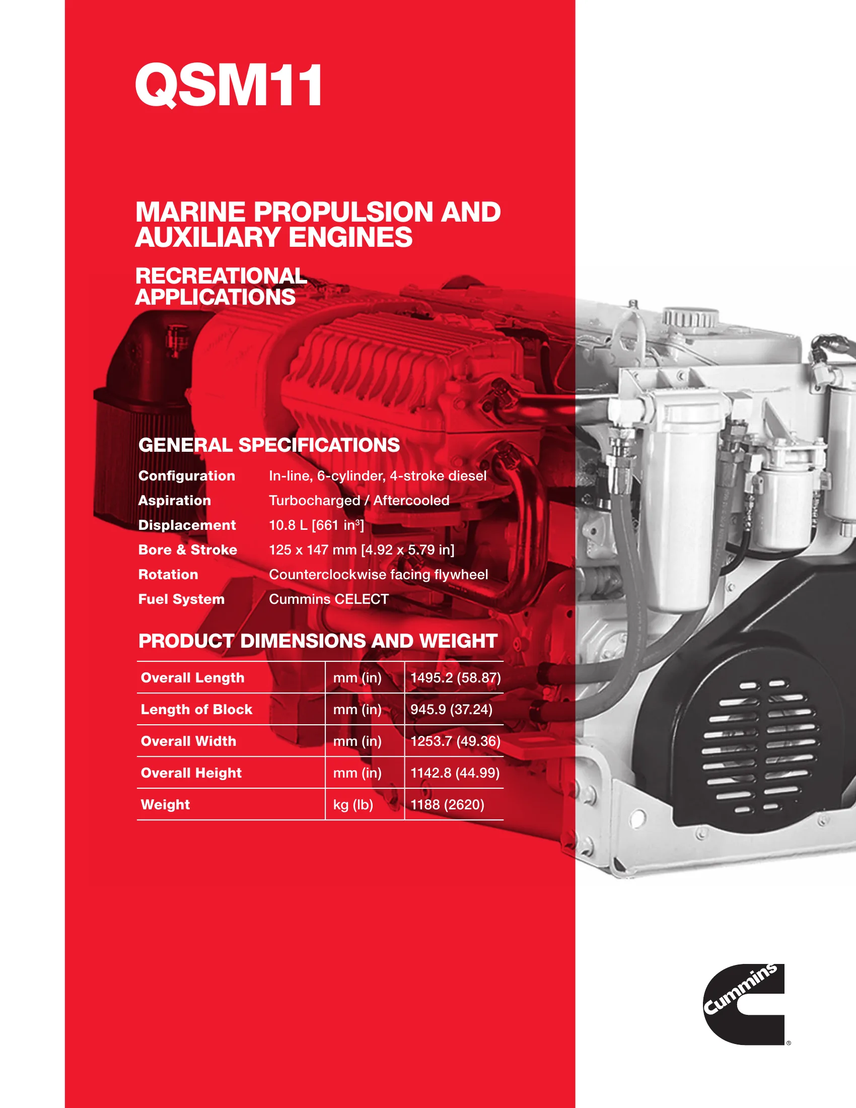 Cummins Marine QSM 11 660 — Página 1