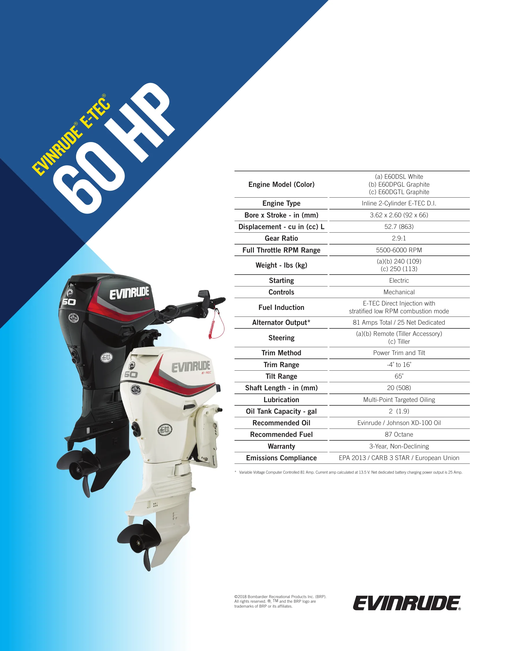 Evinrude E-TEC 60 — Página 1