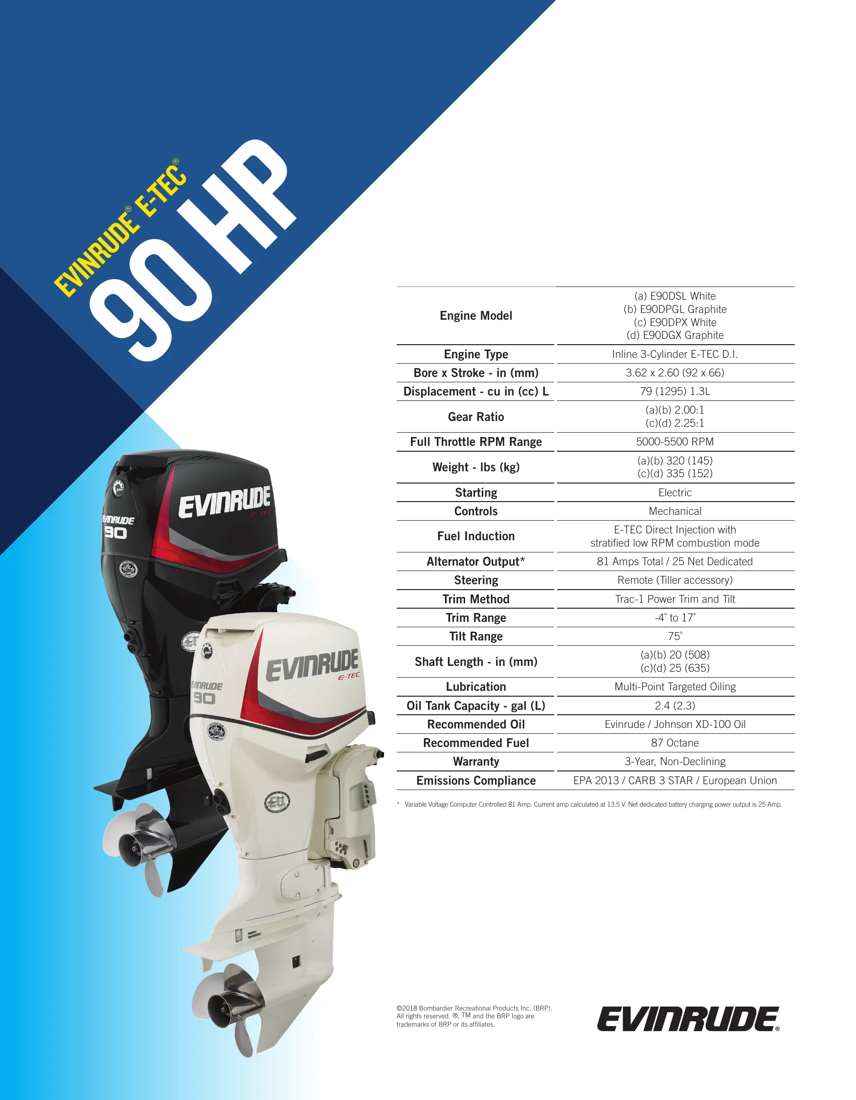 Evinrude E-TEC 90 — Página 1