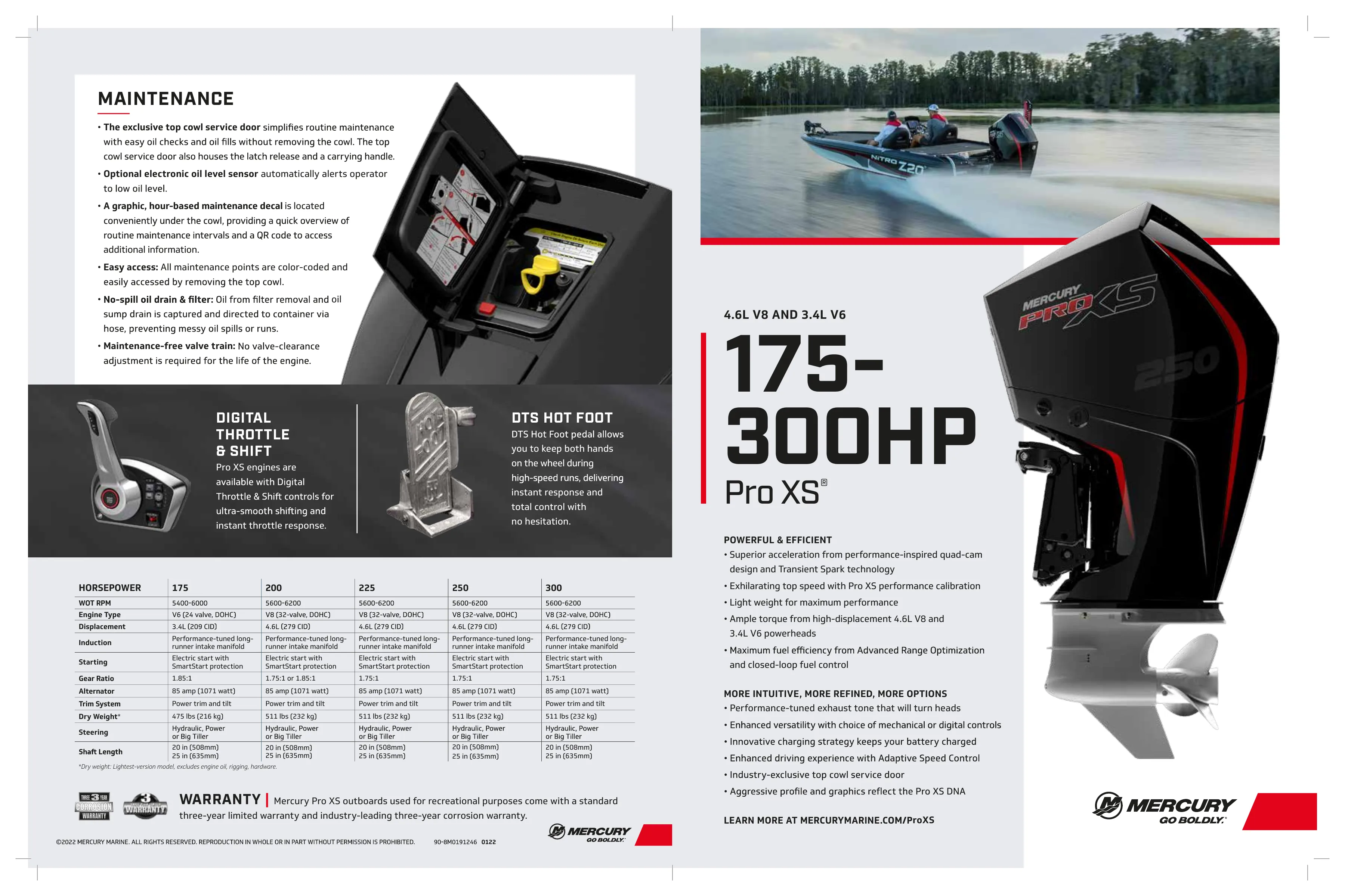 Mercury Pro XS 175 — Página 1