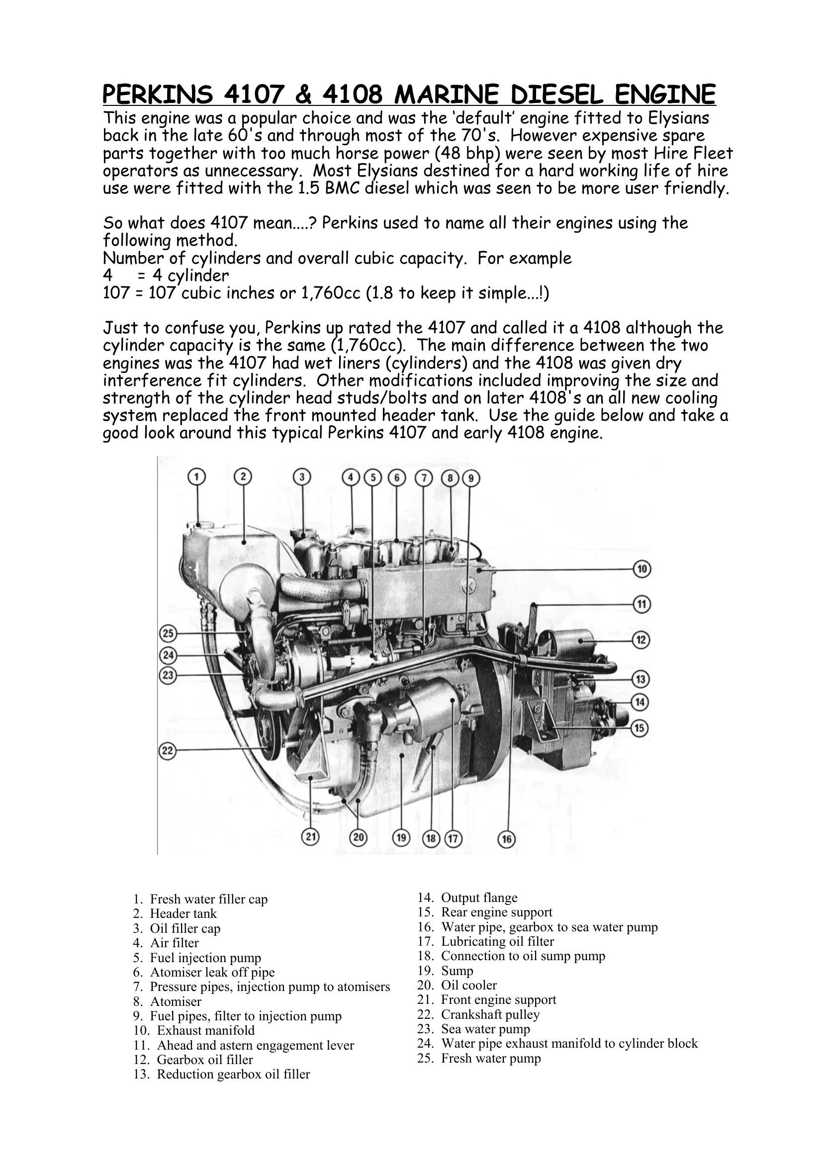Perkins Marine 4.108M — Página 1
