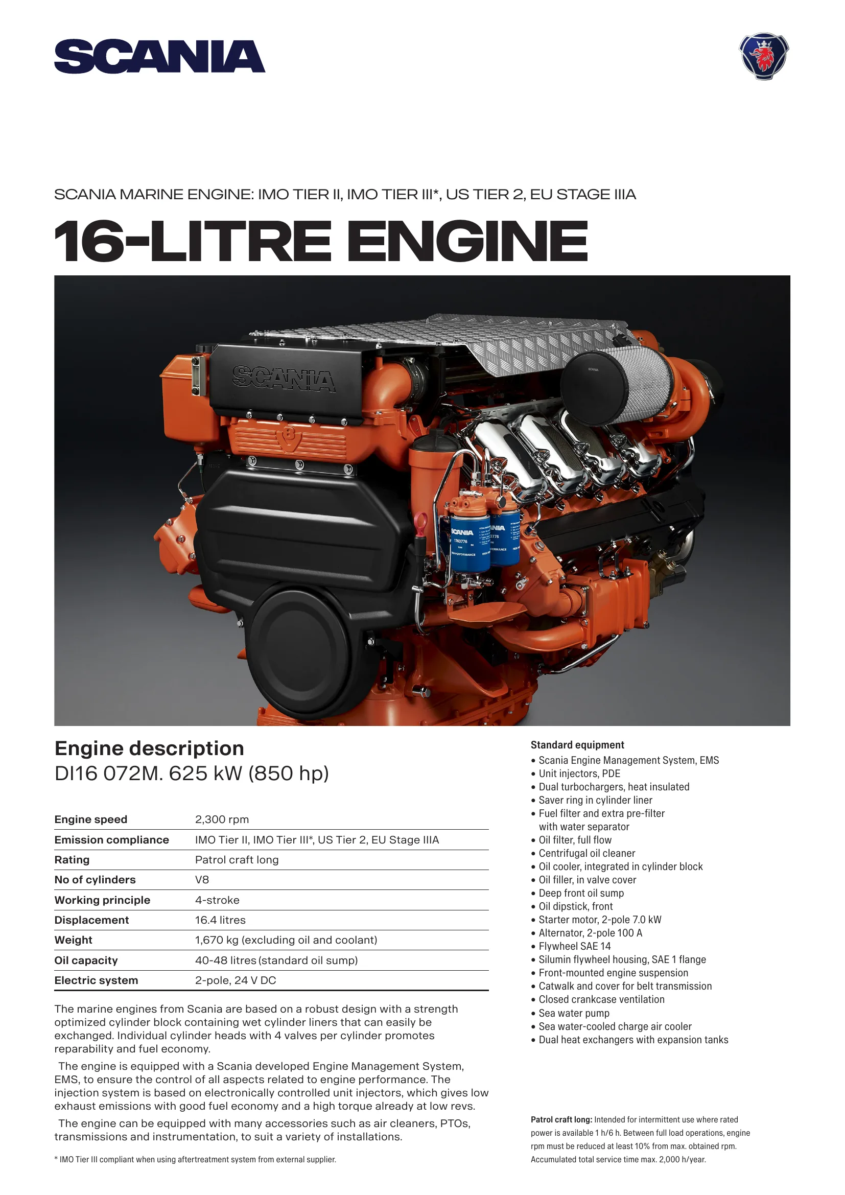 Scania Marine DI16 1150 — Página 1