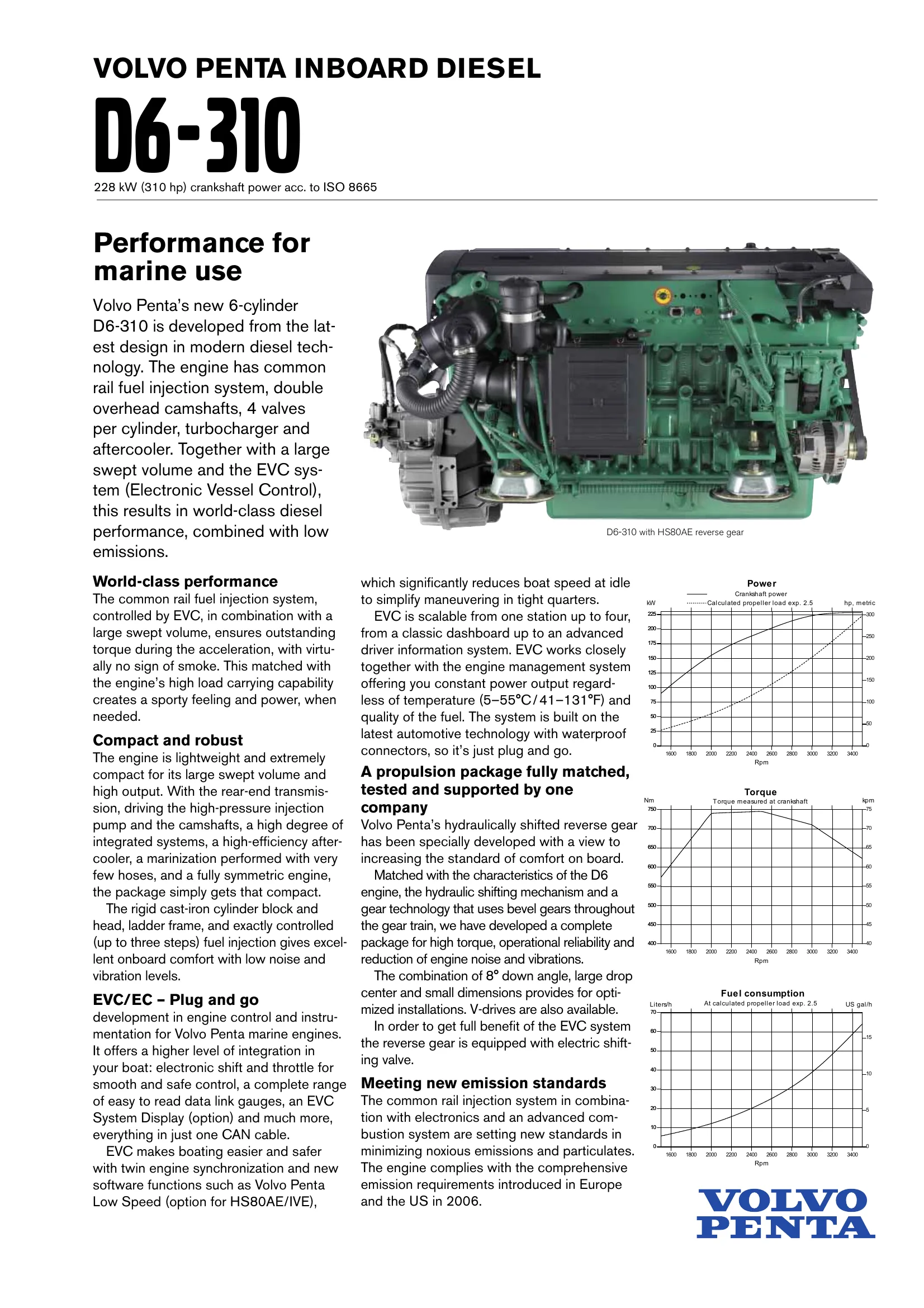 Volvo Penta D6-310 — Página 1
