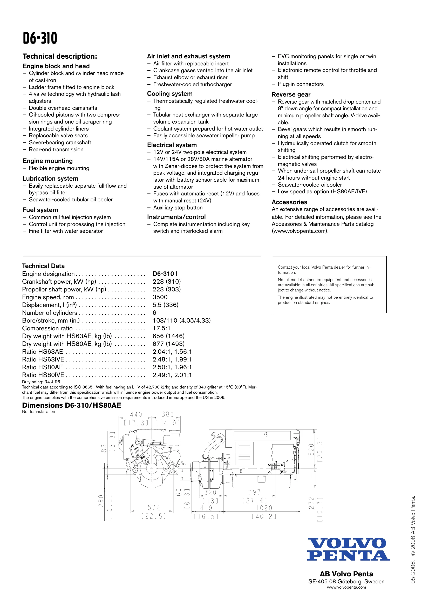 Volvo Penta D6-310 — Página 2