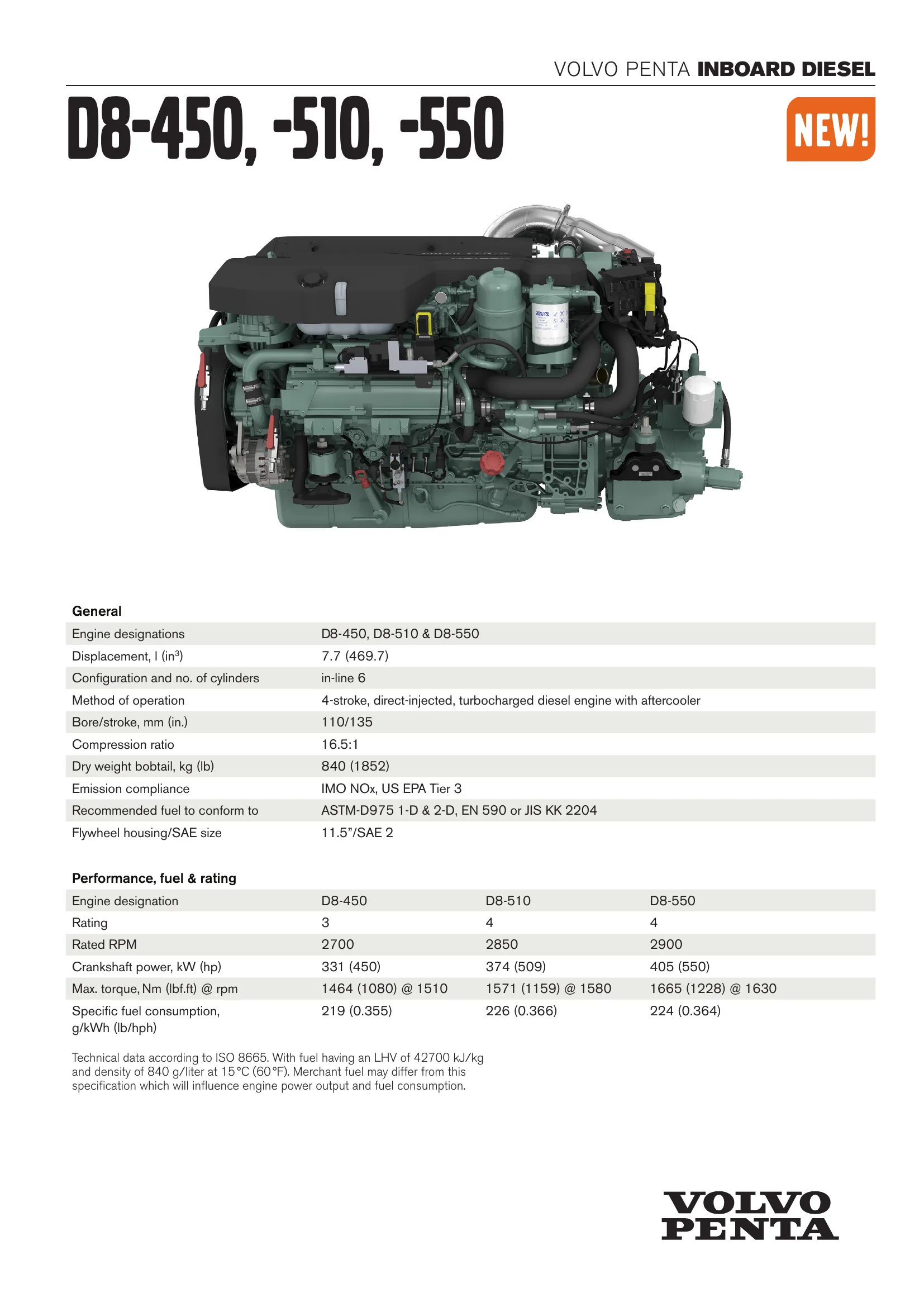 Volvo Penta D8-550 — Página 1
