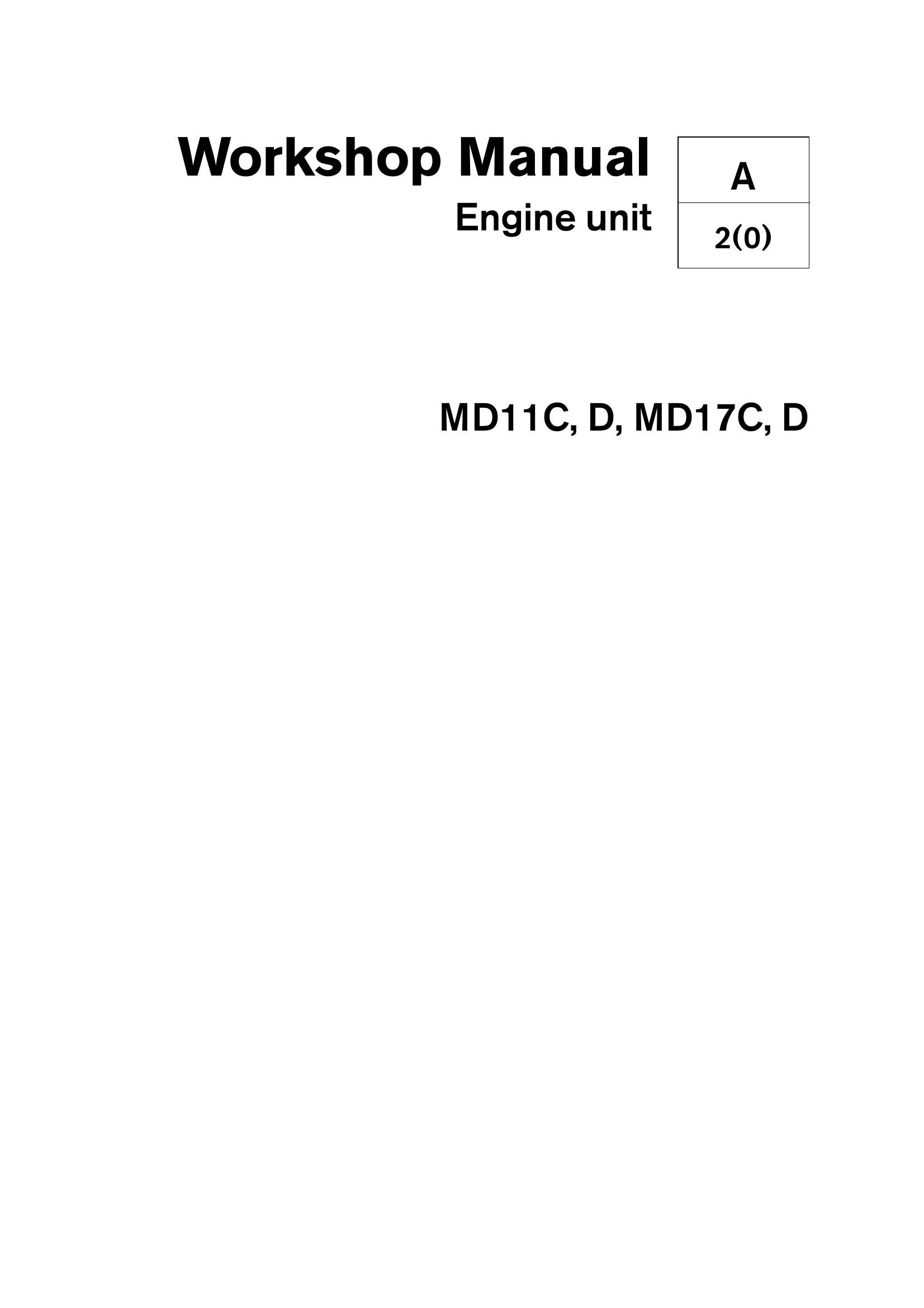 Volvo Penta MD17C — Página 1