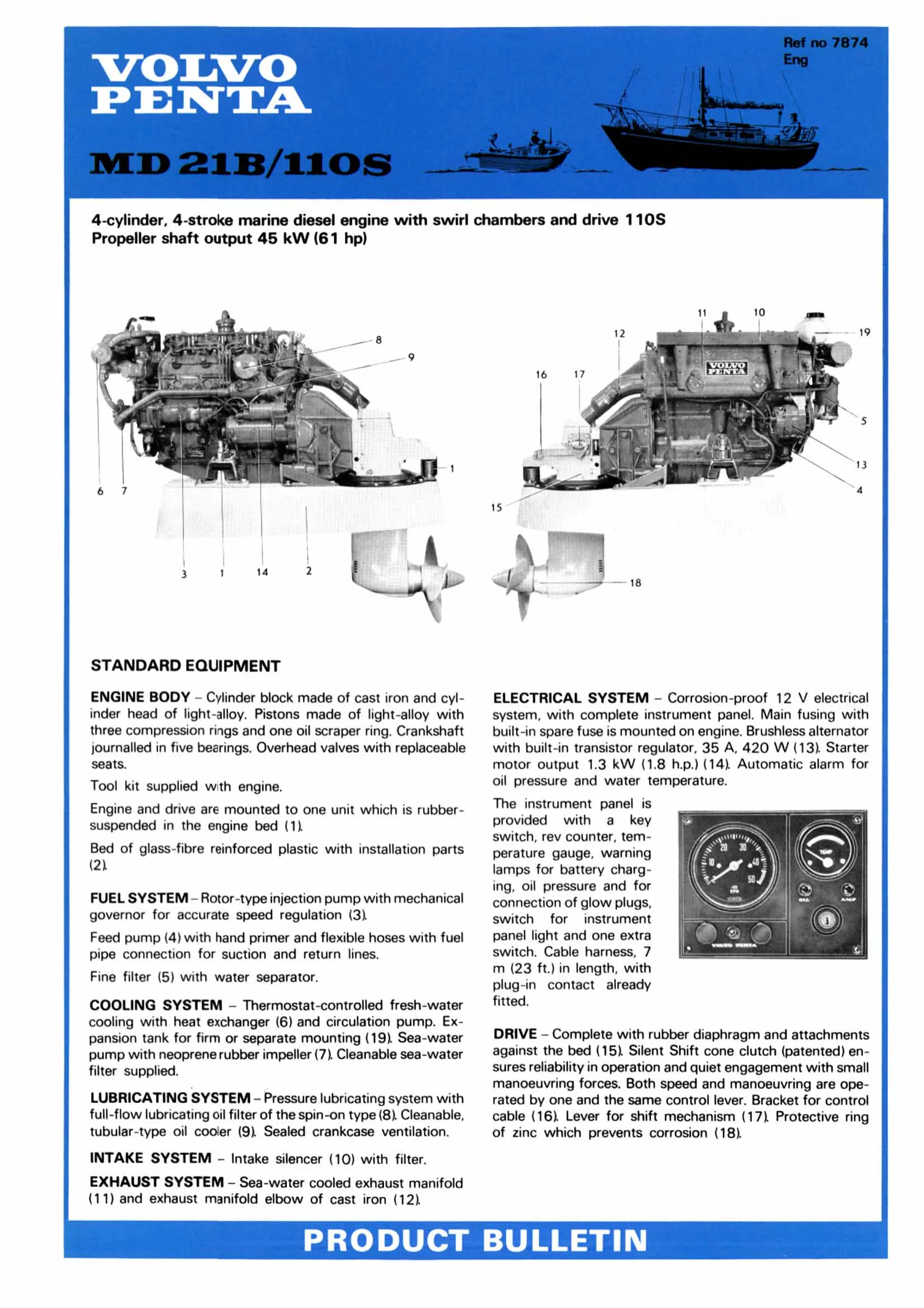 Volvo Penta MD21B — Página 1