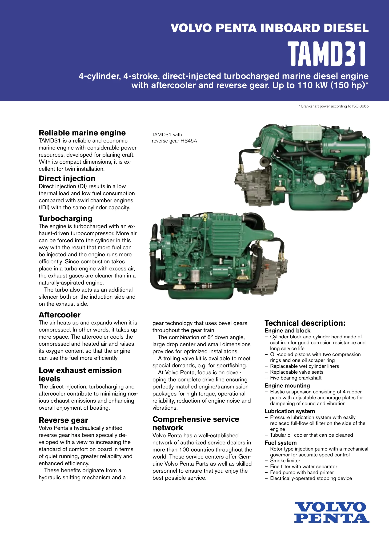 Volvo Penta TAMD31 — Página 1