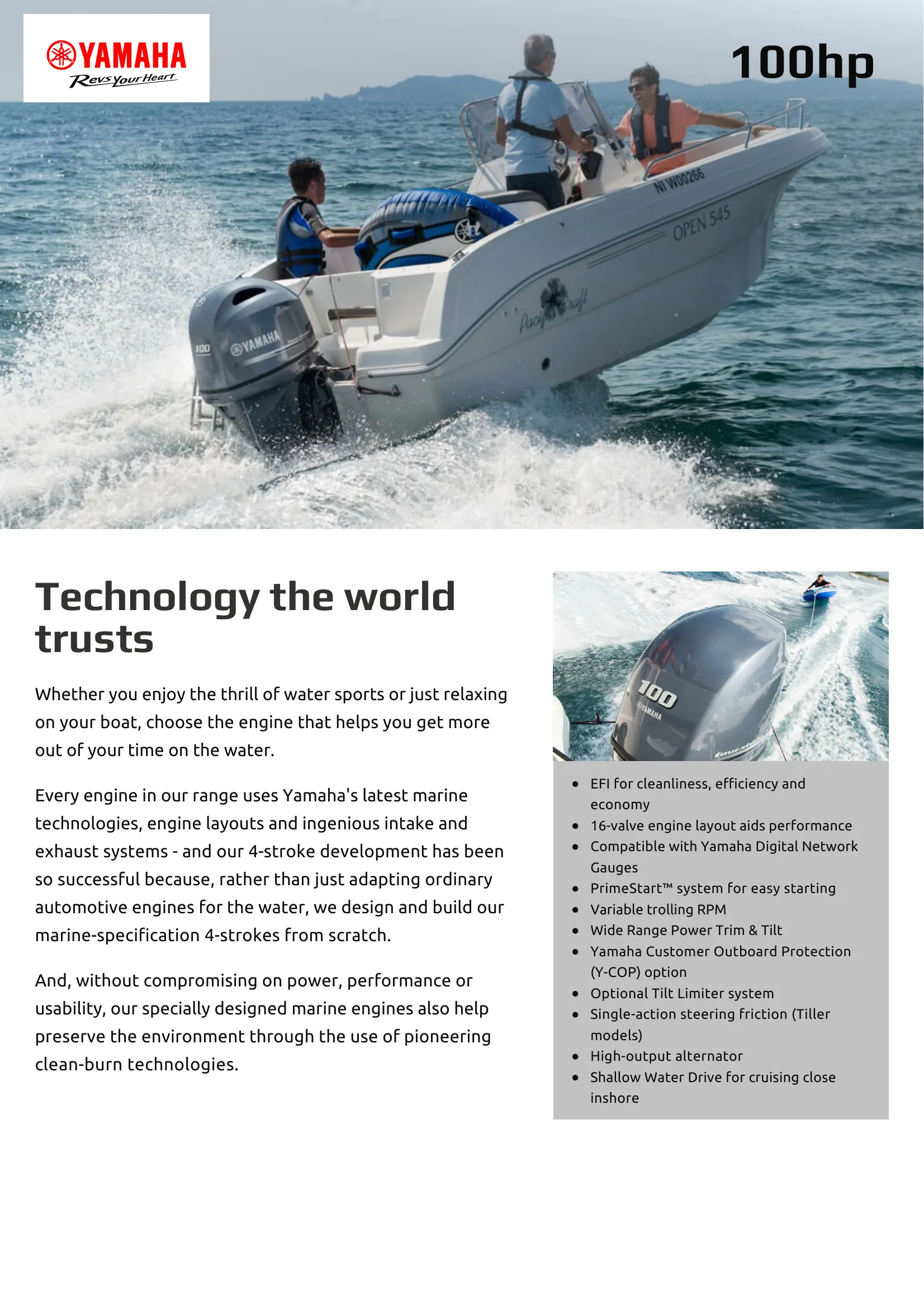 Yamaha Marine F100F — Página 1