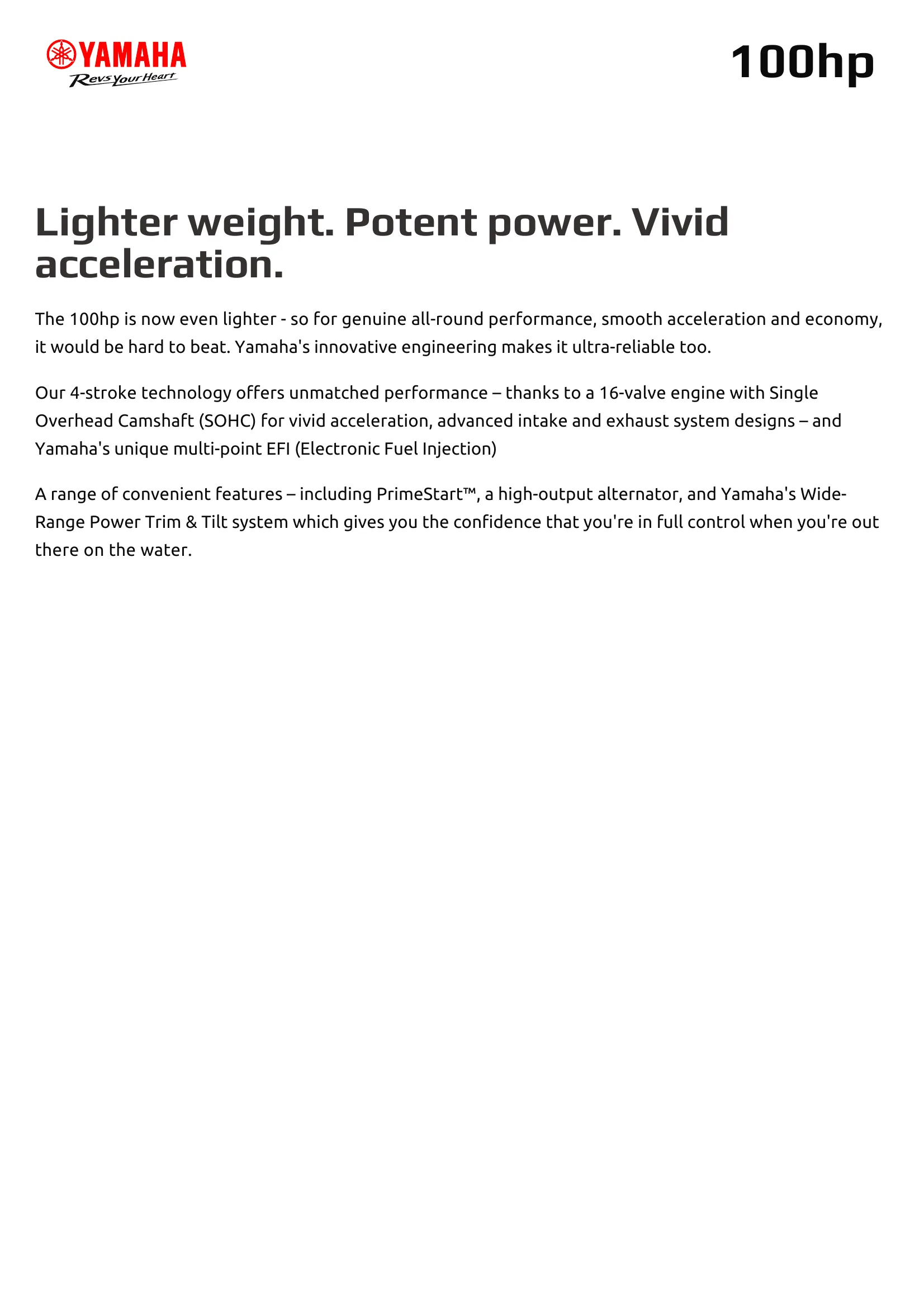 Yamaha Marine F100F — Página 2