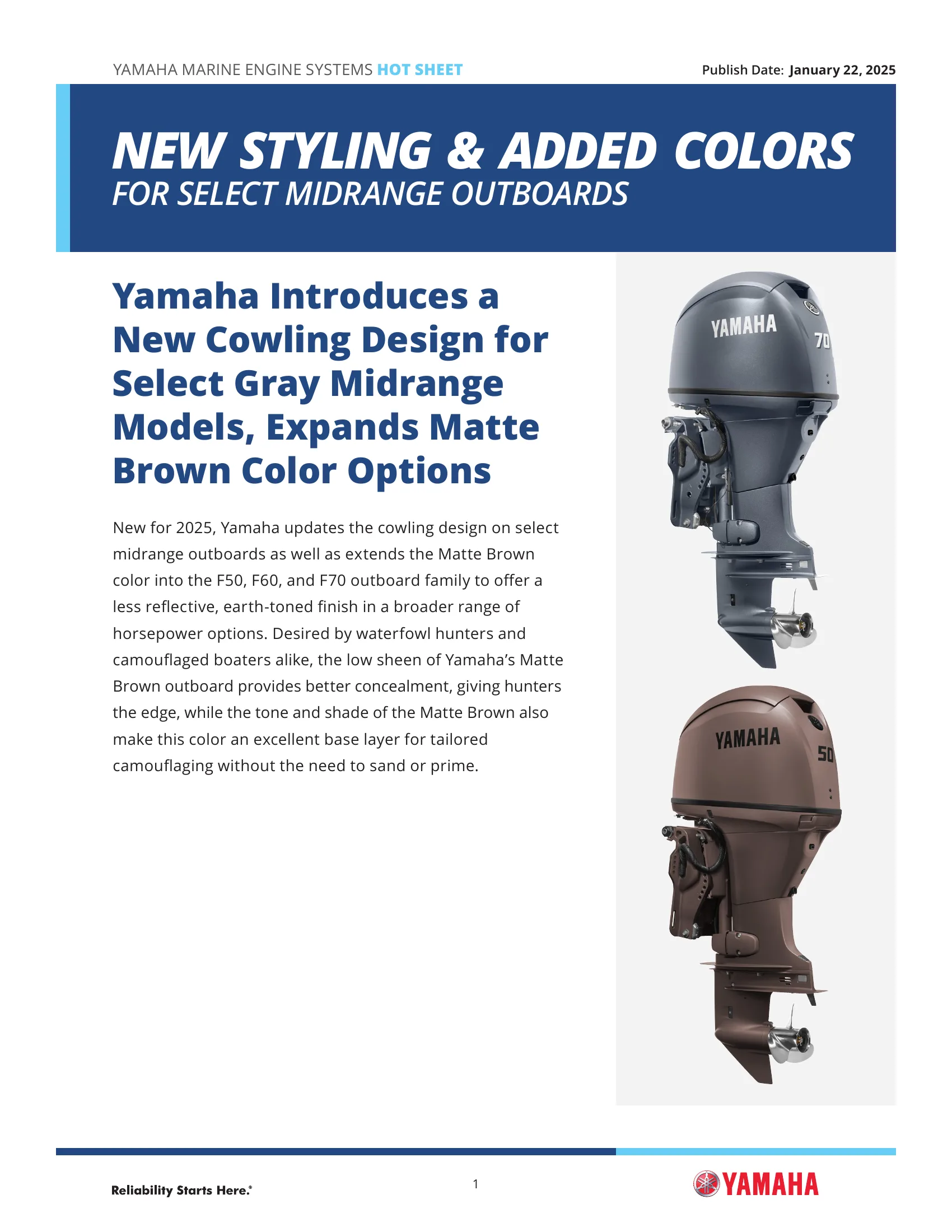 Yamaha Marine F115B — Página 1
