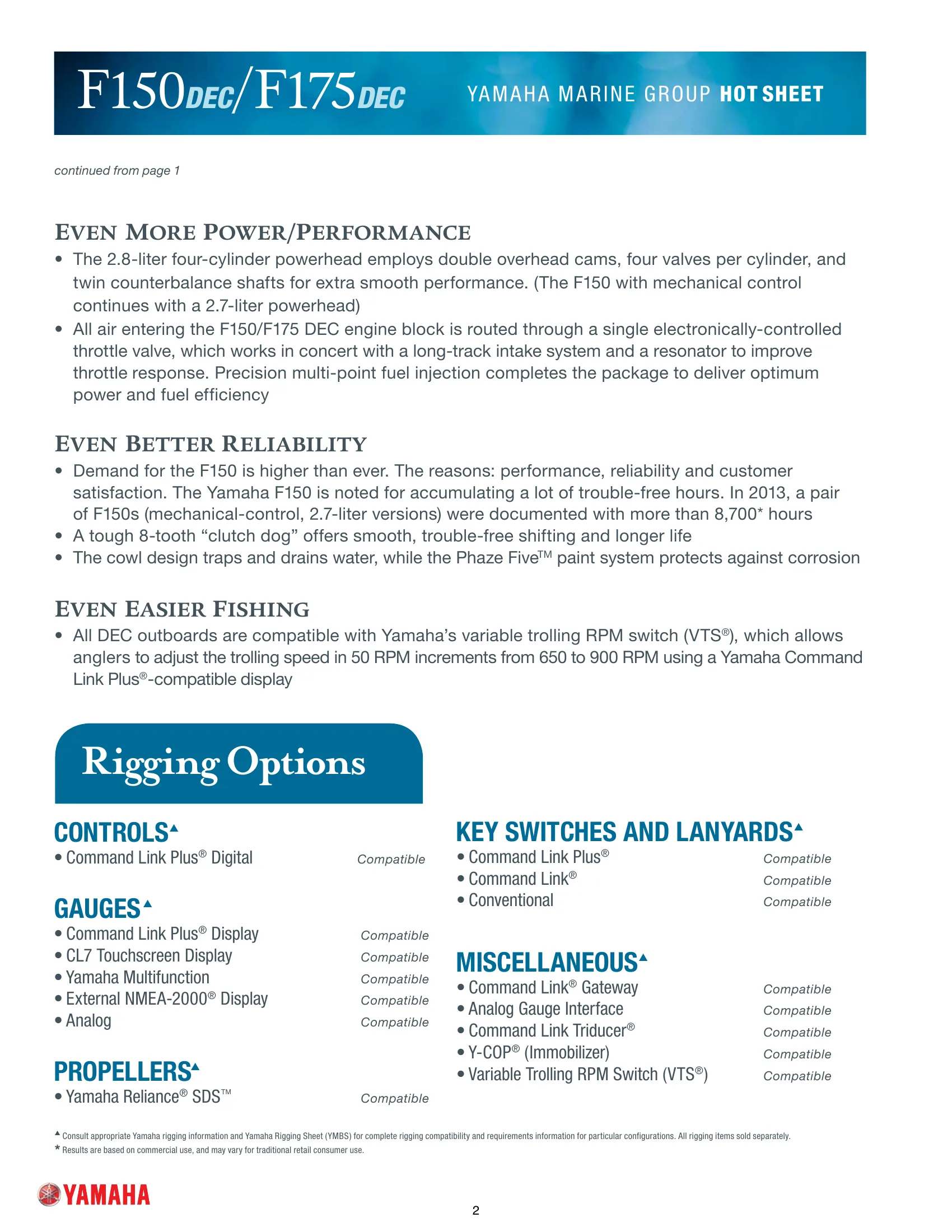 Yamaha Marine F175A — Página 2