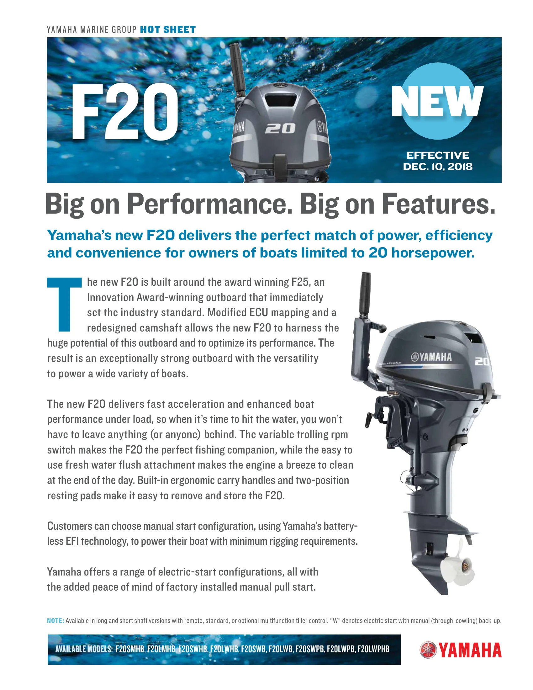 Yamaha Marine F20B — Página 1