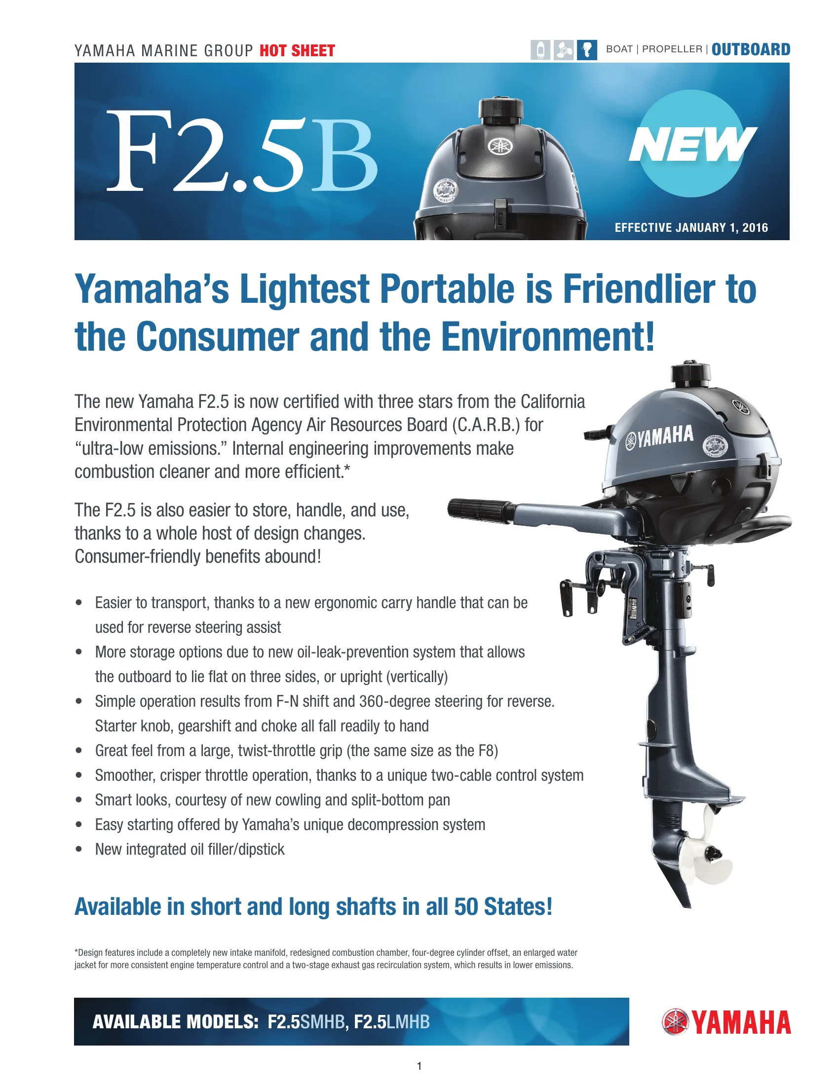 Yamaha Marine F2.5B — Página 1