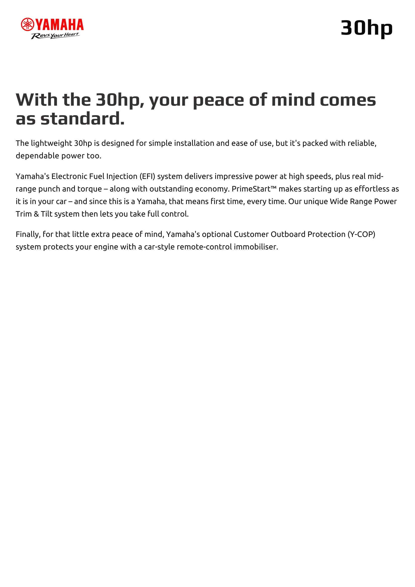 Yamaha Marine F30B — Página 2