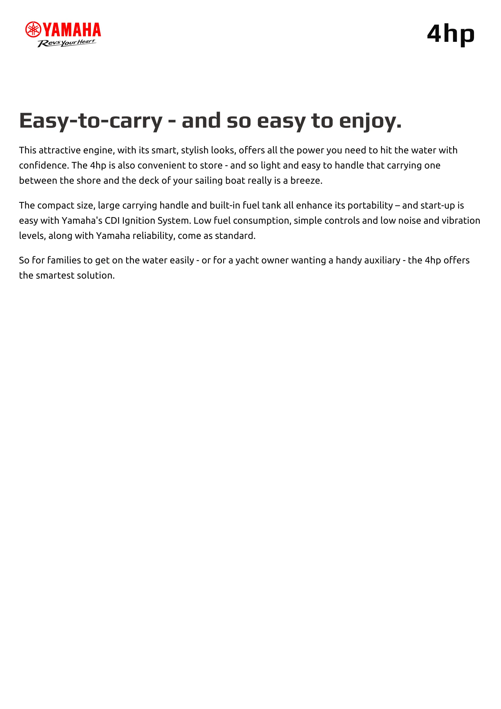 Yamaha Marine F4B — Página 2