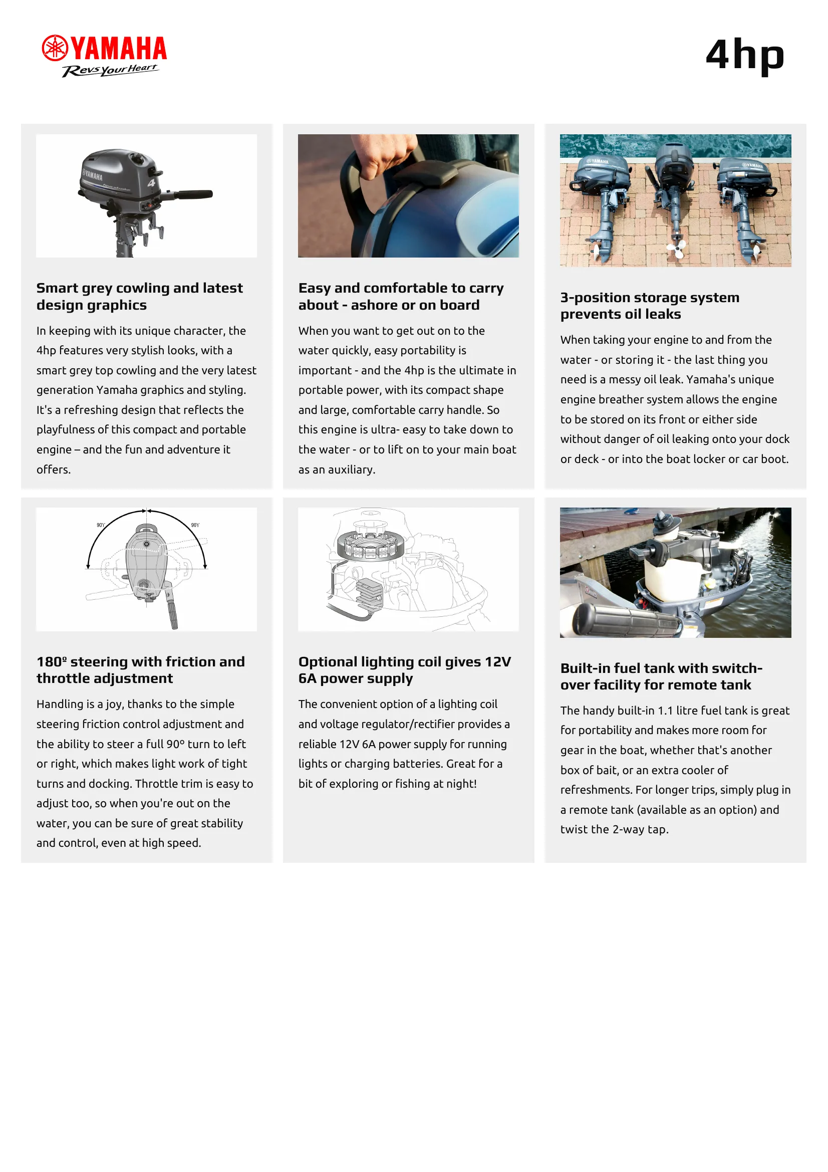 Yamaha Marine F4B — Página 3