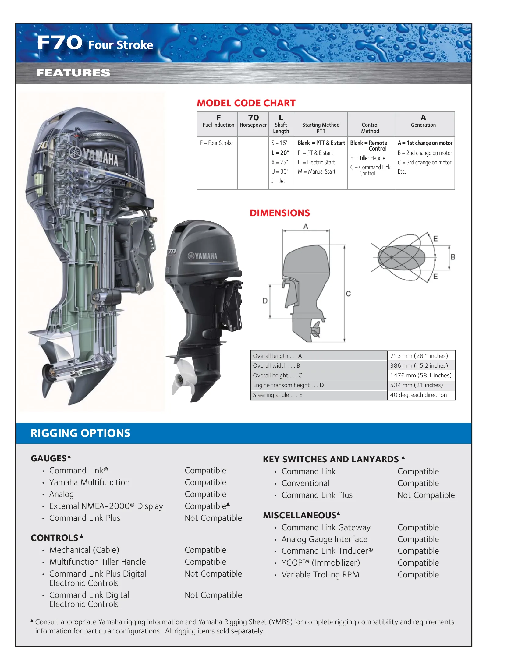 Yamaha Marine F70A — Página 2