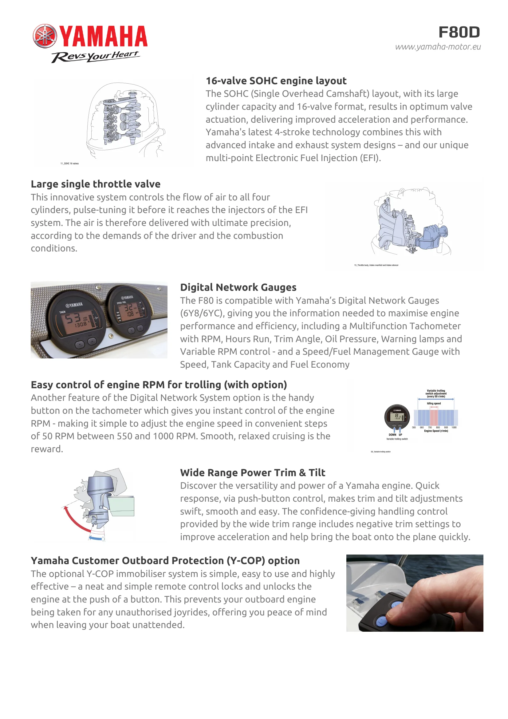 Yamaha Marine F80D — Página 3