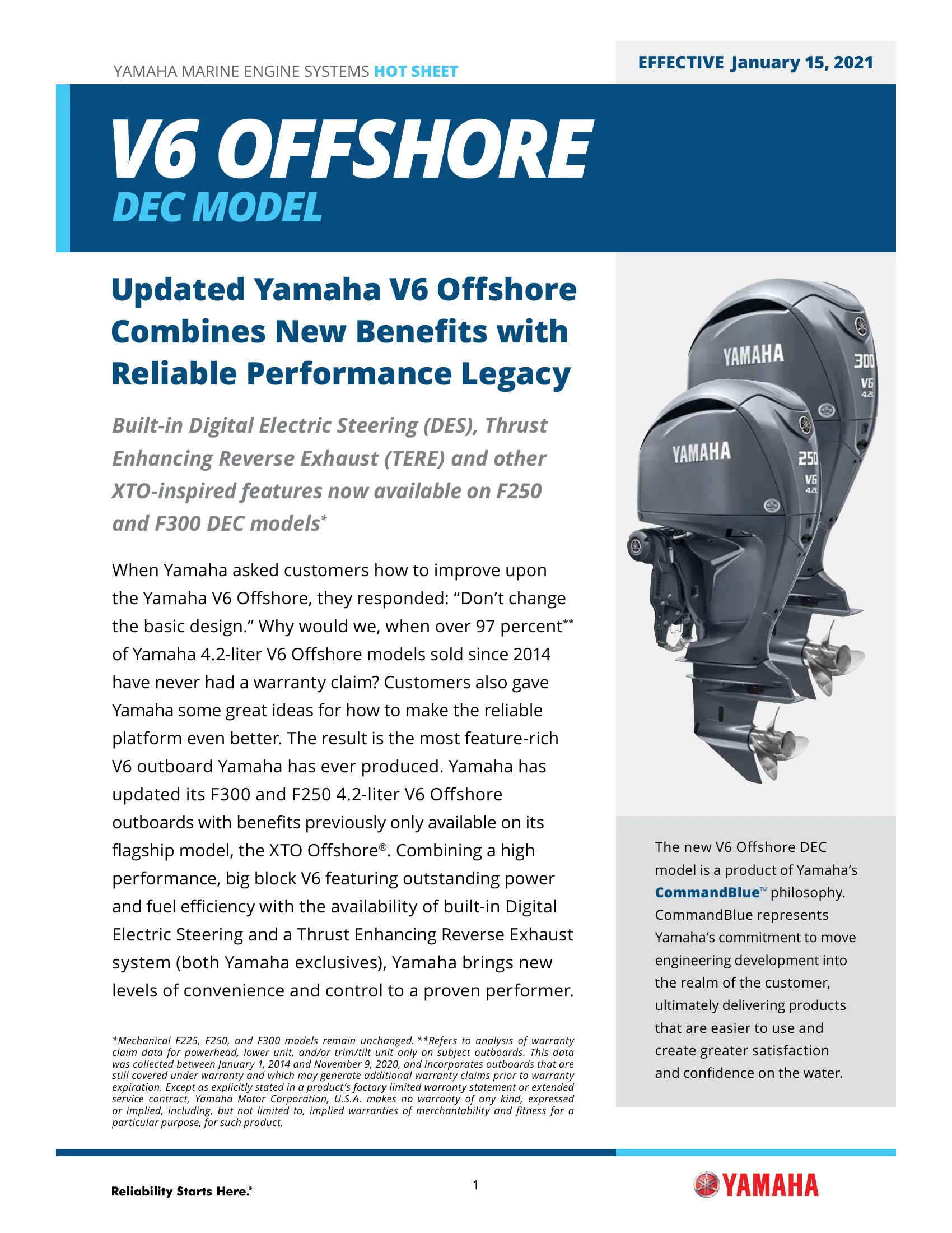 Yamaha Marine V6 F300B — Página 1