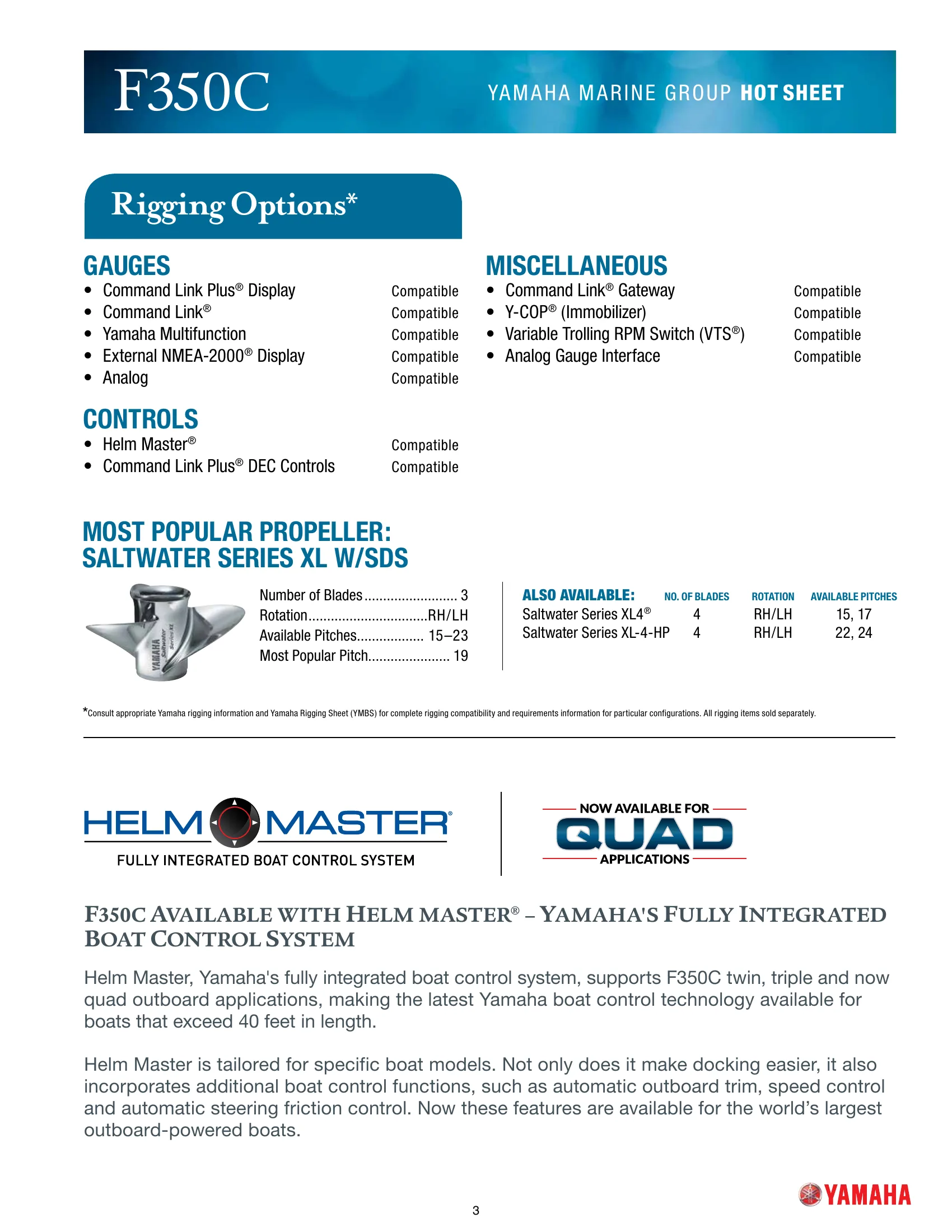 Yamaha Marine V8 F350C — Página 3