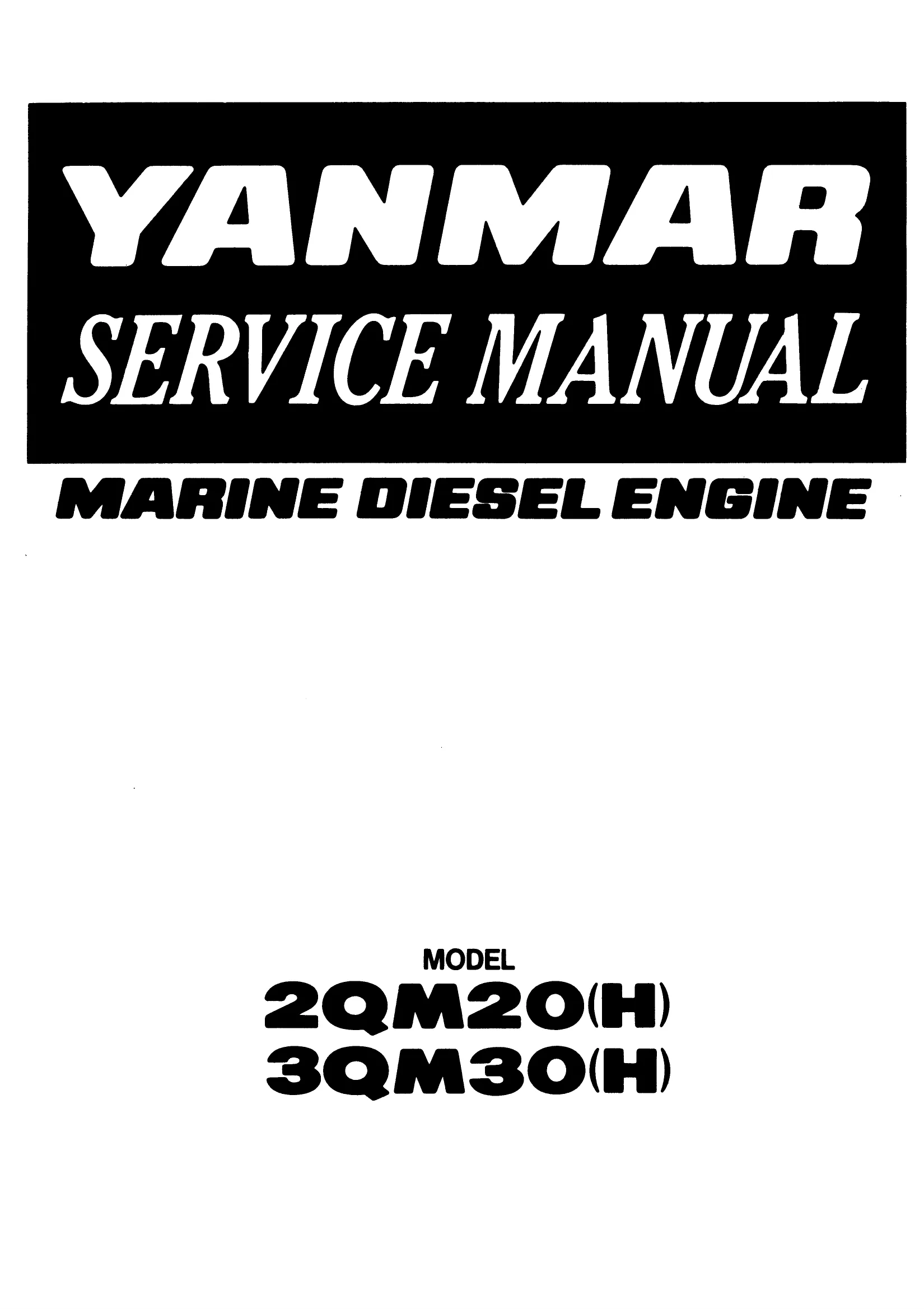 Yanmar 3QM30 — Página 1